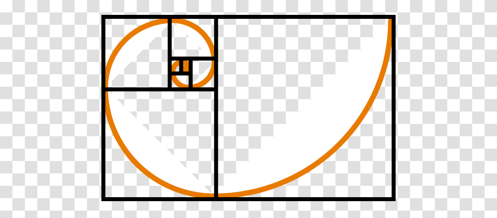 Fibonacci Spiral Orange Clip Art, Logo, Trademark Transparent Png