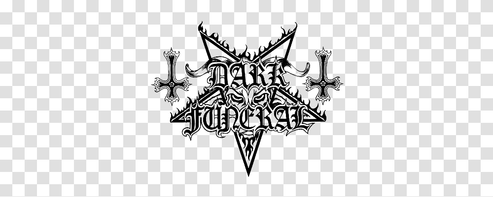 Fichierdark Funeral Logo, Stencil, Cross, Emblem Transparent Png