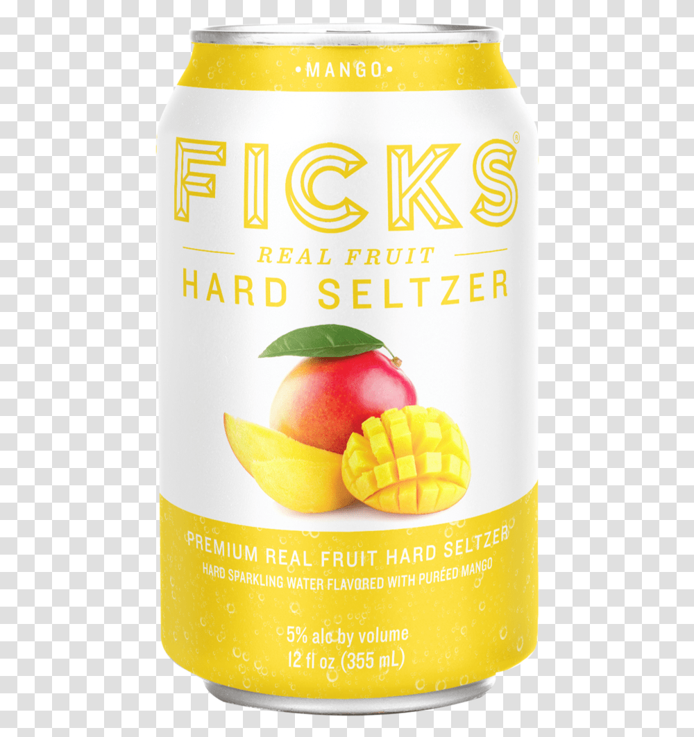 Ficks Mango Hard Seltzer Alphonso, Apple, Fruit, Plant, Food Transparent Png