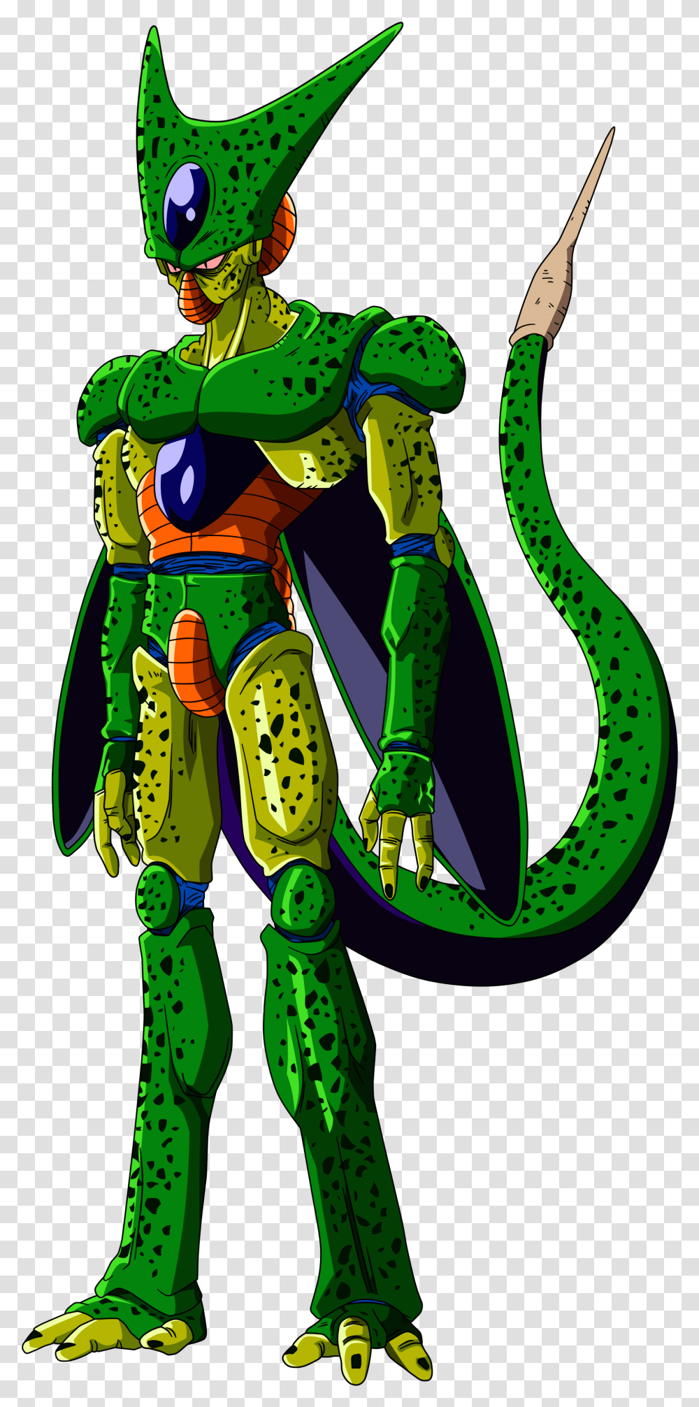 Fictional Character Clipart Cell Vegeta Goku Cell Dragon Ball Z, Person, Human, Whip, Alien Transparent Png