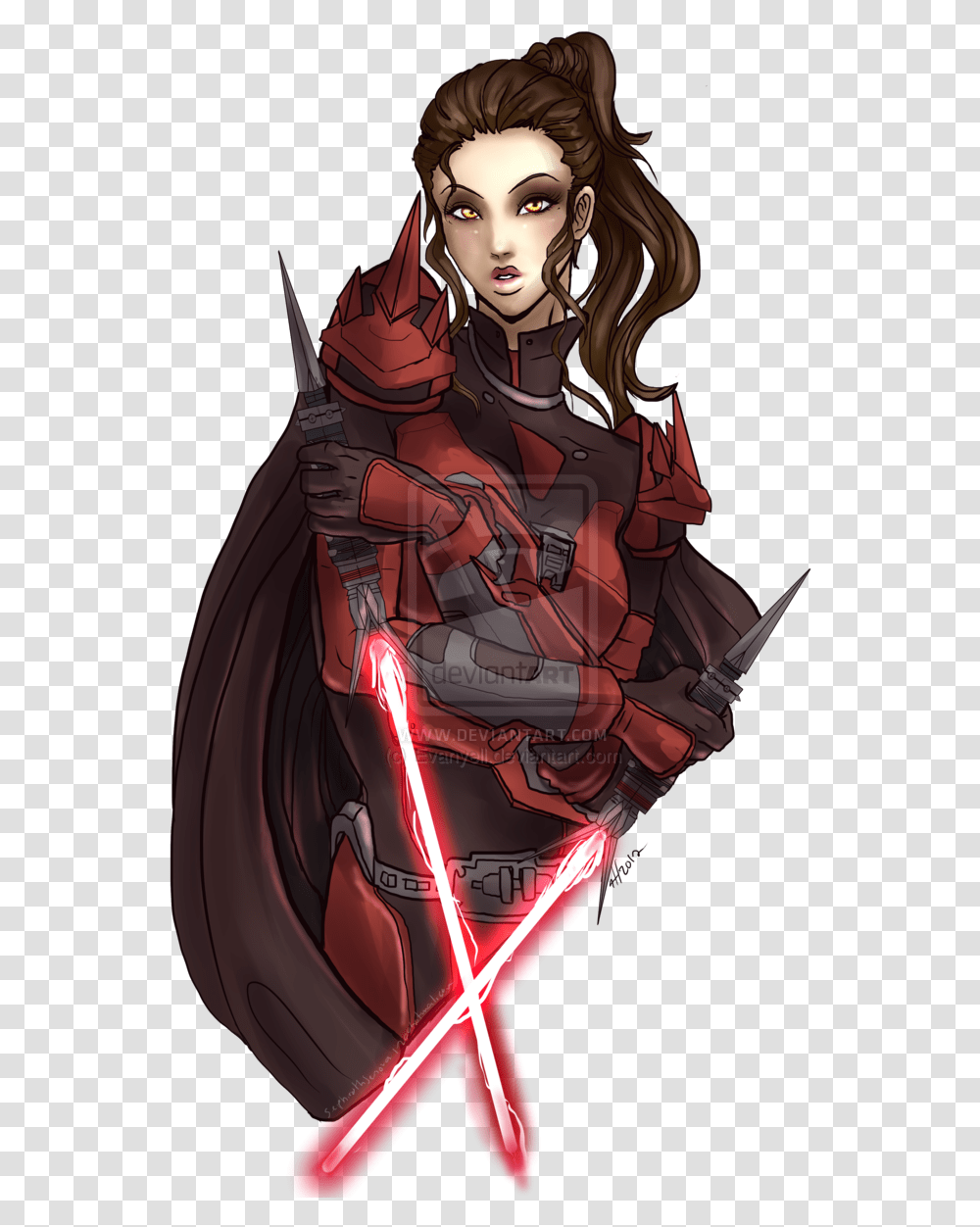 Fictional Characterwoman Warriorillustrationcg Illustrationlong Sith Girl, Person, Human, Knight, Samurai Transparent Png