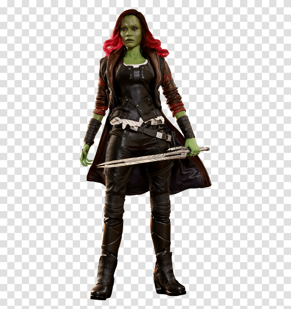 Fictional Figurecostume Designwoman Warrior Gamora Hot Toys, Person, Coat, Female Transparent Png