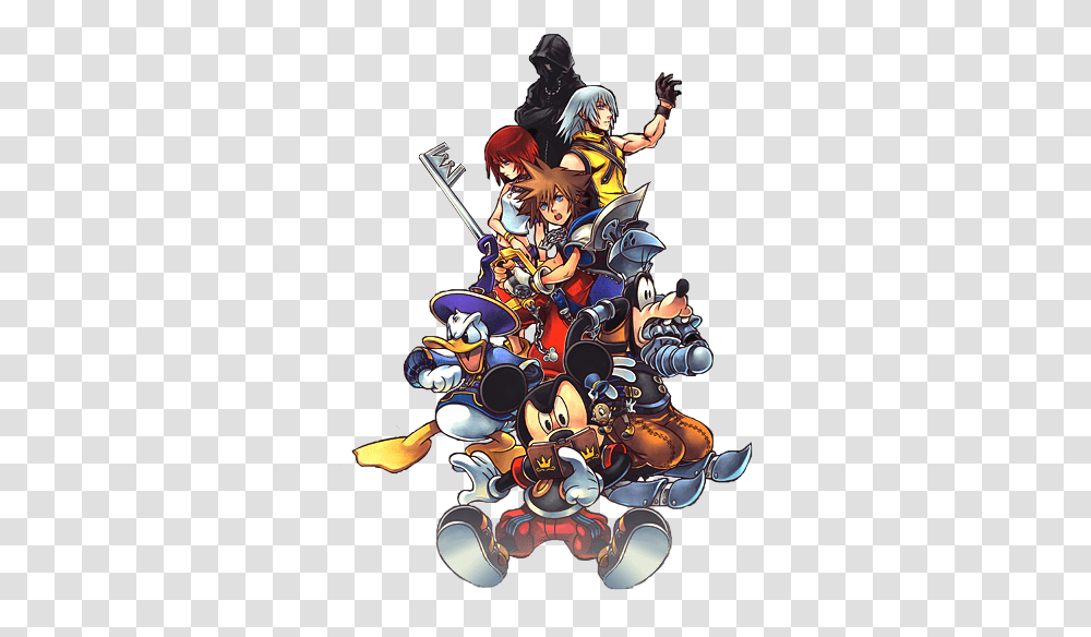 Fictional Ii Coded Birth Hearts Kingdom Hearts Re Coded, Person, Human, Comics, Book Transparent Png