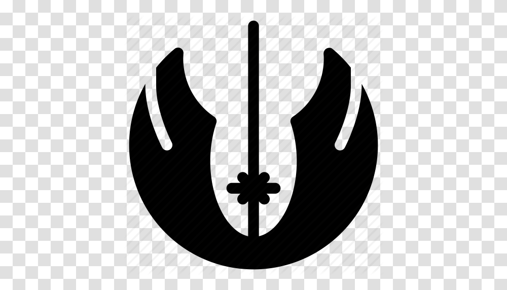 Fictional Jedi Order Star Wars Icon, Anchor, Hook, Piano, Leisure Activities Transparent Png