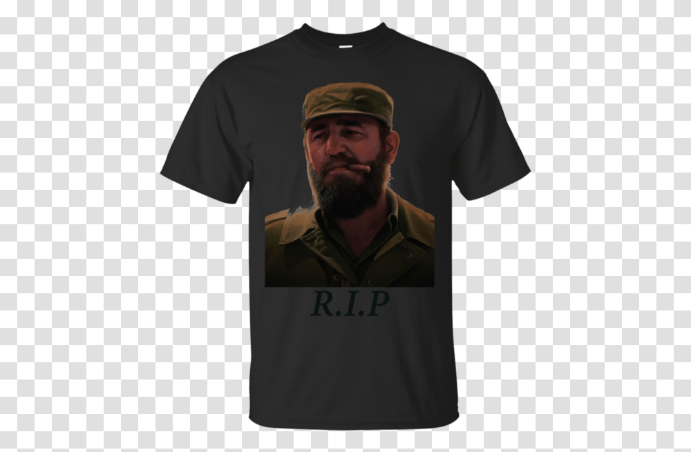 Fidel Castro Rip Sssr T Shirt Amp Hoodie Harry Potter Stranger Things Shirt, Apparel, Person, Human Transparent Png