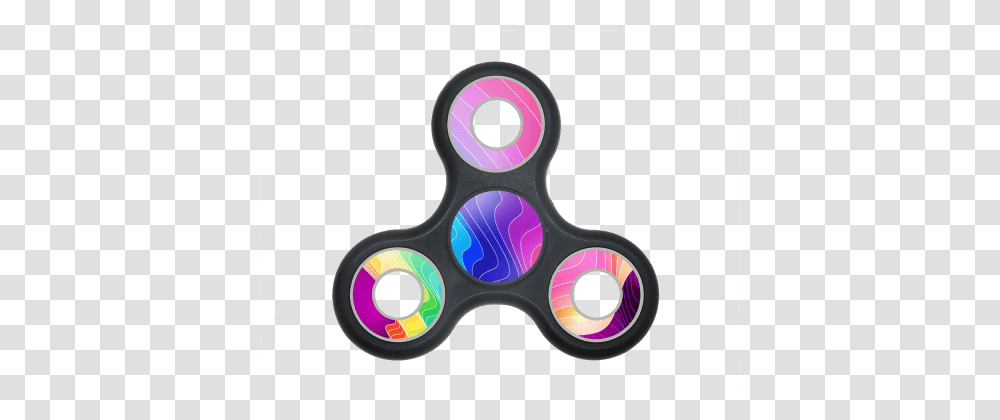 Fidget Object Photo Rainbow Spinner, Scissors, Blade, Weapon, Weaponry Transparent Png