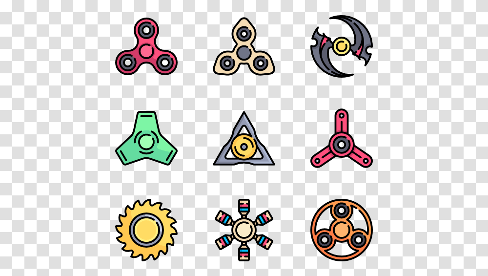 Fidget Spinner Clipart Vector Fidgets Spinners Icon, Poster, Advertisement Transparent Png