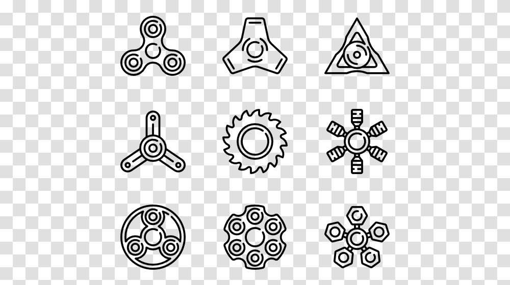 Fidget Spinner Event Icon Vector, Gray, World Of Warcraft Transparent Png