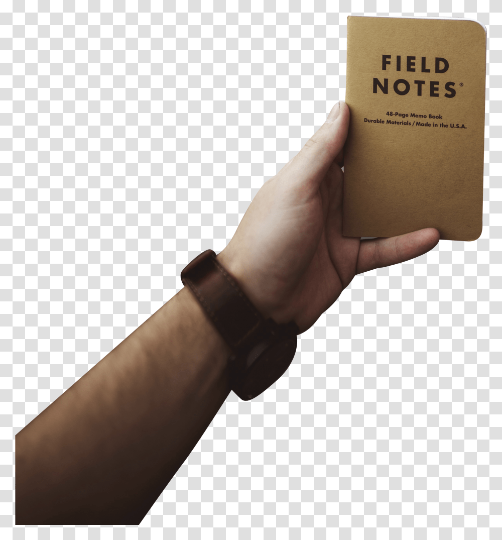 Field Notes, Person, Human, Wristwatch Transparent Png