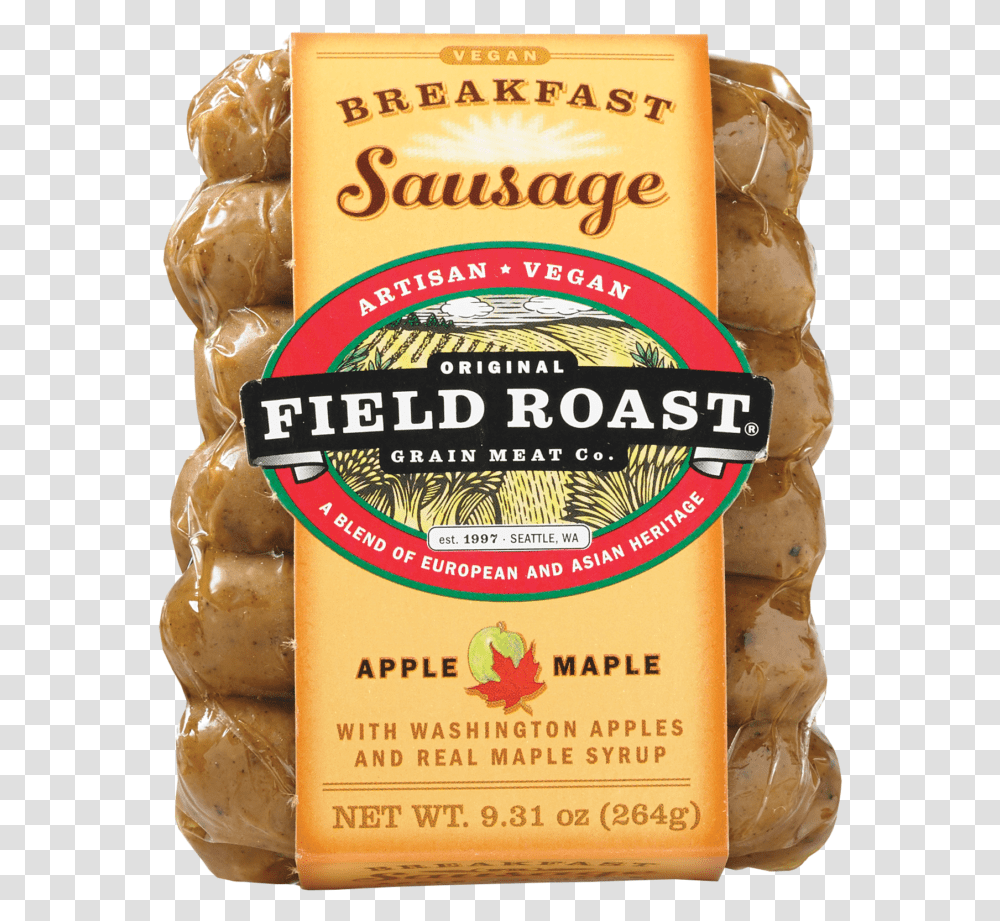 Field Roast Maple Sausage, Beer, Plant, Food, Bread Transparent Png