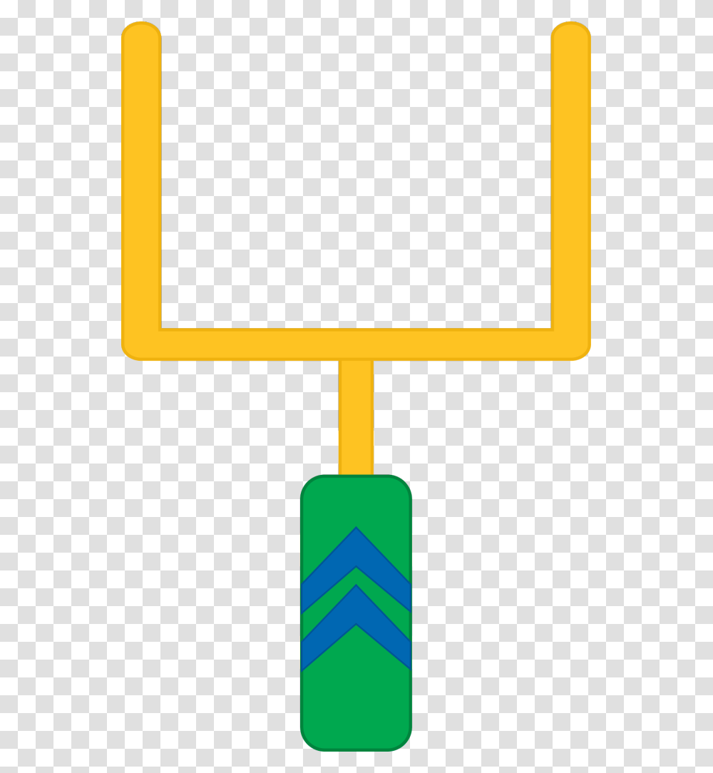 Field With Football Field Goal Post Clip Art, Word, Sign Transparent Png