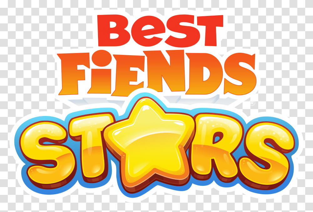 Fiends Best Fiends Best Fiends Stars Logo, Text, Food, Meal, Label Transparent Png
