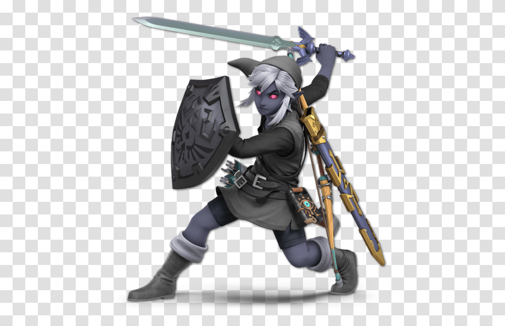 Fierce Deity Link Smash Ultimate, Person, Human, Knight, Armor Transparent Png
