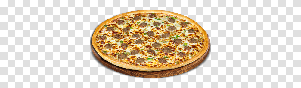 Fiery Beef Meatballs Regular Beef And Mushroom Pizza, Food, Meal, Lunch, Dish Transparent Png