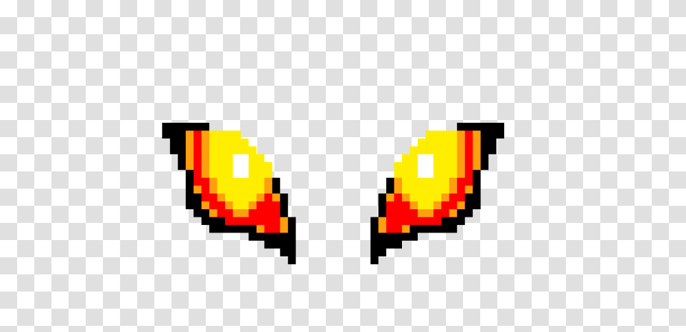 Fiery Cat Eyes Pixel Art Maker, Pac Man Transparent Png