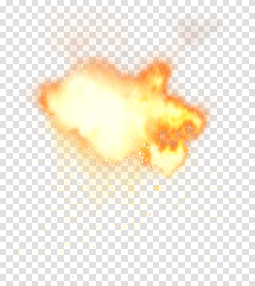 Fiery Explosion Picture Clipart Min Explosion Psd Photoshop, Bonfire, Flame, Weapon, Weaponry Transparent Png