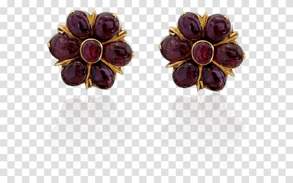 Fiery Passion Antique Rubies Earrings, Plant, Fruit, Food, Grapes Transparent Png