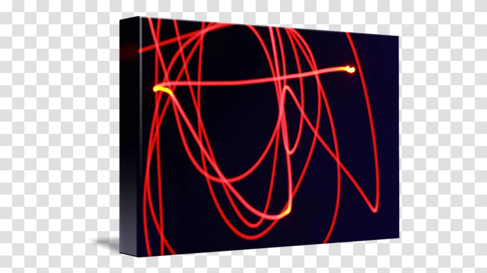 Fiery Red Light Strings By Mike M Burke Art, Neon, Text, Laser Transparent Png