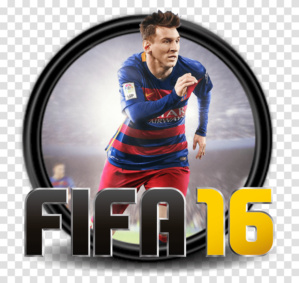 Fifa 16 Logo Fifa Video Game, Person, Sport, Advertisement, Poster Transparent Png