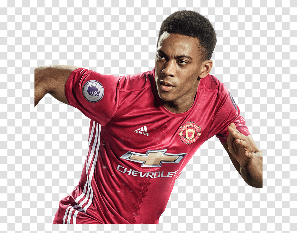 Fifa 17 New Attacking Techniques Gameplay Features Manchester United Player, Clothing, T-Shirt, Person, Sleeve Transparent Png