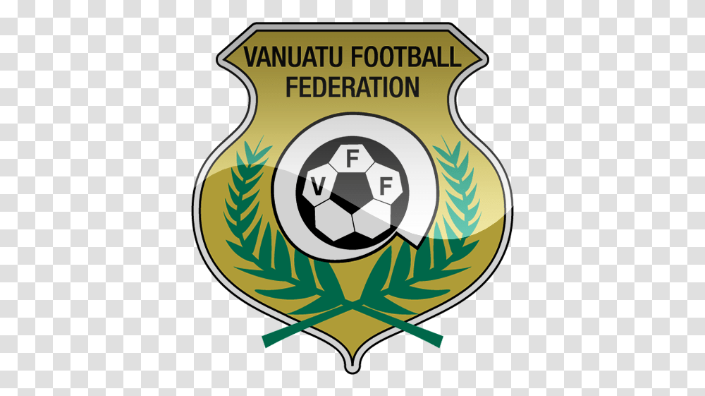 Fifa Mexico Soccer Team Logo Iron Vanuatu Football Federation, Symbol, Trademark, Badge, Soccer Ball Transparent Png