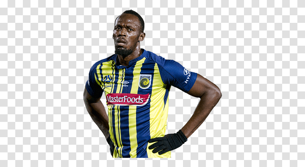 Fifa Ultimate Team Career Usain Bolt Football, Clothing, Person, Shirt, Sphere Transparent Png