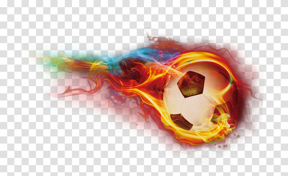Fifa Wallpaper Cup Fire Football Player Fire Soccer Ball, Ornament, Pattern, Fractal, Nature Transparent Png