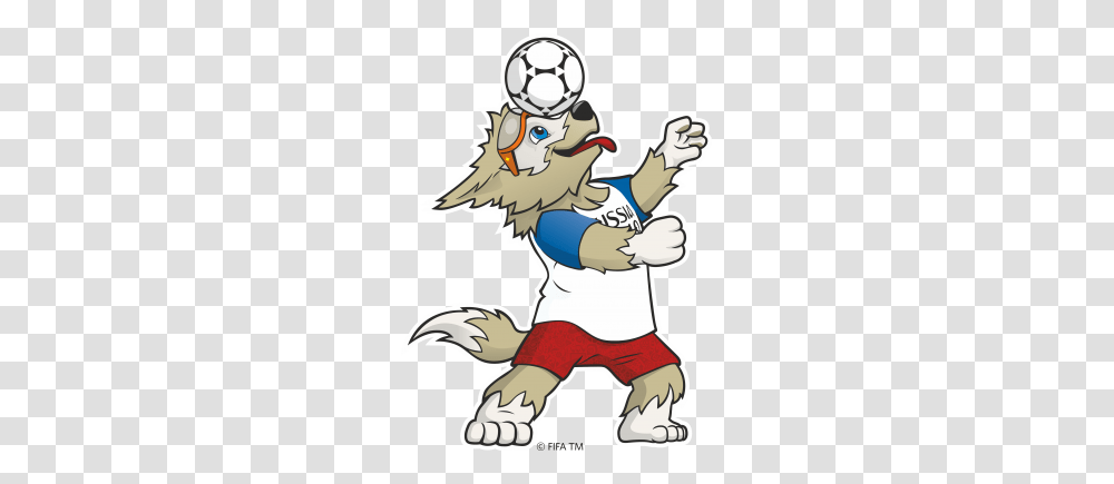 Fifa World Cup Logo Mascot Zabivaka Logo, Hook, Poster, Advertisement, Mammal Transparent Png