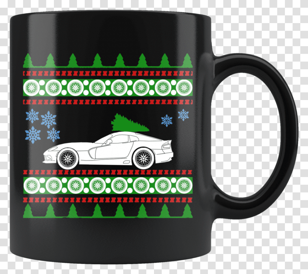 Fifth Generation Dodge Viper Ugly Christmas Sweater Dampd Dm Mugs, Coffee Cup, Car, Vehicle, Transportation Transparent Png