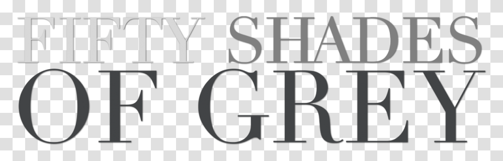 Fifty Shades Of Grey Title, Alphabet, Number Transparent Png