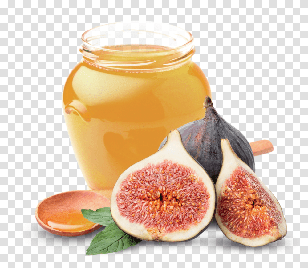Fig And Honey, Plant, Fruit, Food, Jar Transparent Png