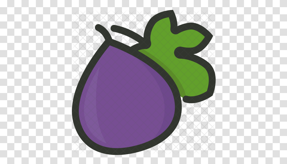 Fig Icon Of Colored Outline Style Fresh, Plant, Vegetable, Food, Guitar Transparent Png
