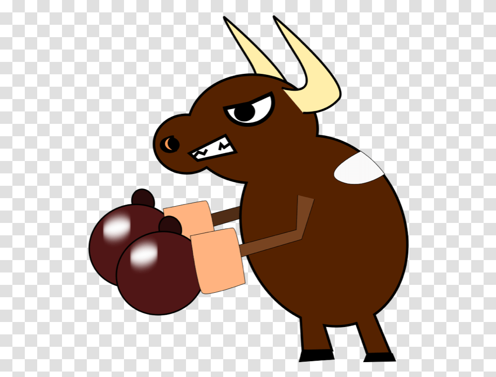 Fight Clipart Cow With Boxing Gloves, Label, Text, Mammal, Animal Transparent Png