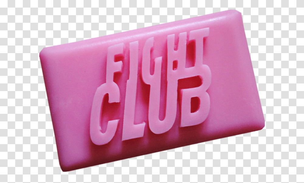 Fight Club Fight Club Soap, Rubber Eraser, Word, Purple, Food Transparent Png