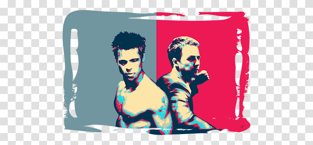Fight Club Poster, Advertisement, Person, Collage Transparent Png