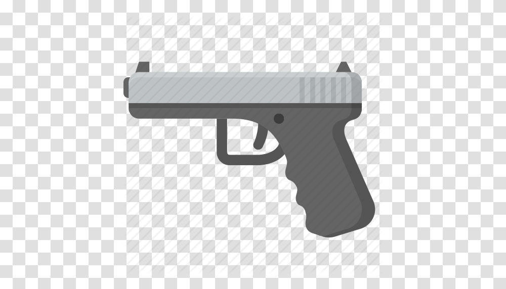 Fight Gun Military Pistol Shoot War Weapon Icon, Handgun, Weaponry Transparent Png