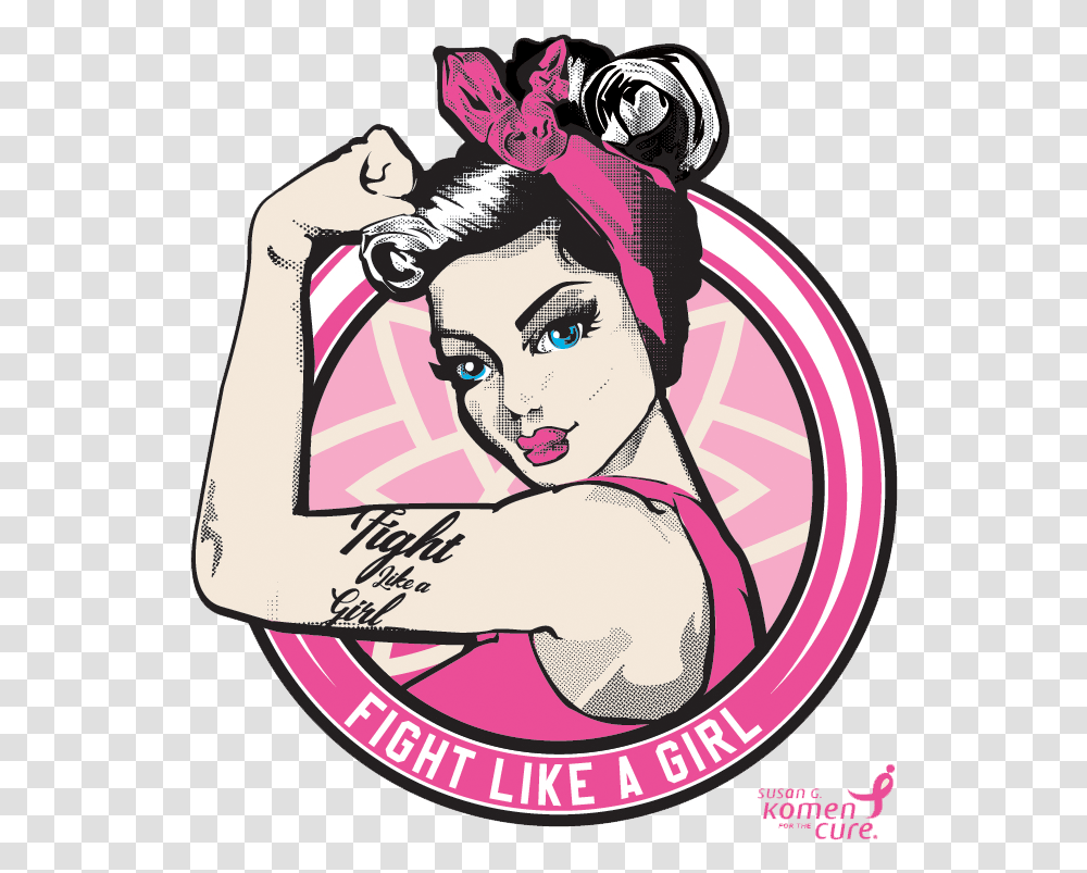Fight Like A Girl, Advertisement, Poster, Label Transparent Png
