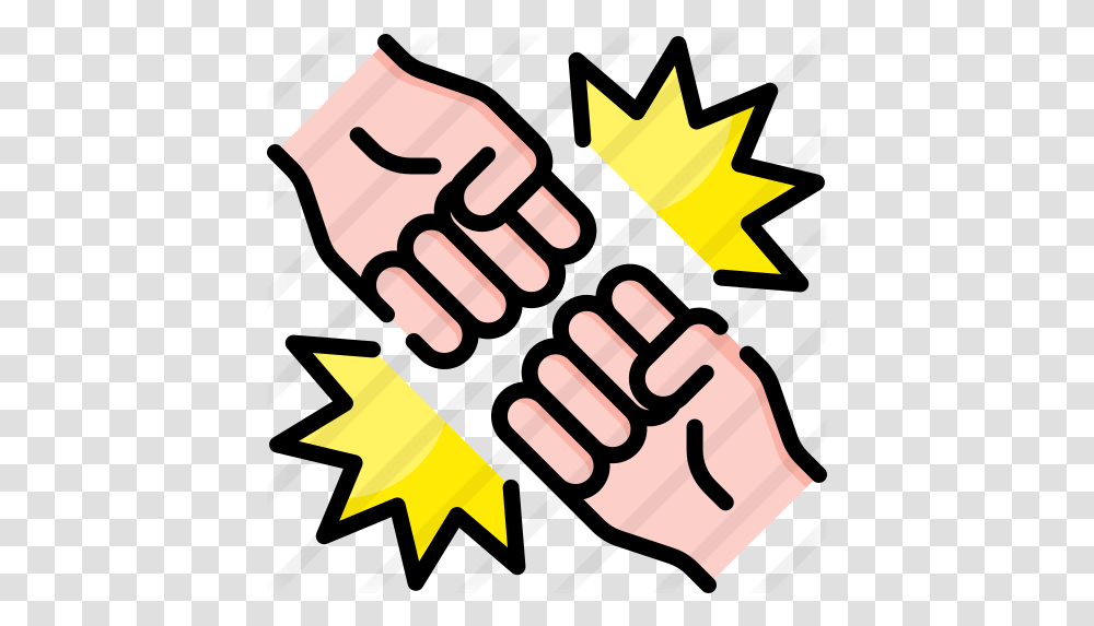 Fight White Double Arrow, Hand, Poster, Advertisement, Handshake Transparent Png