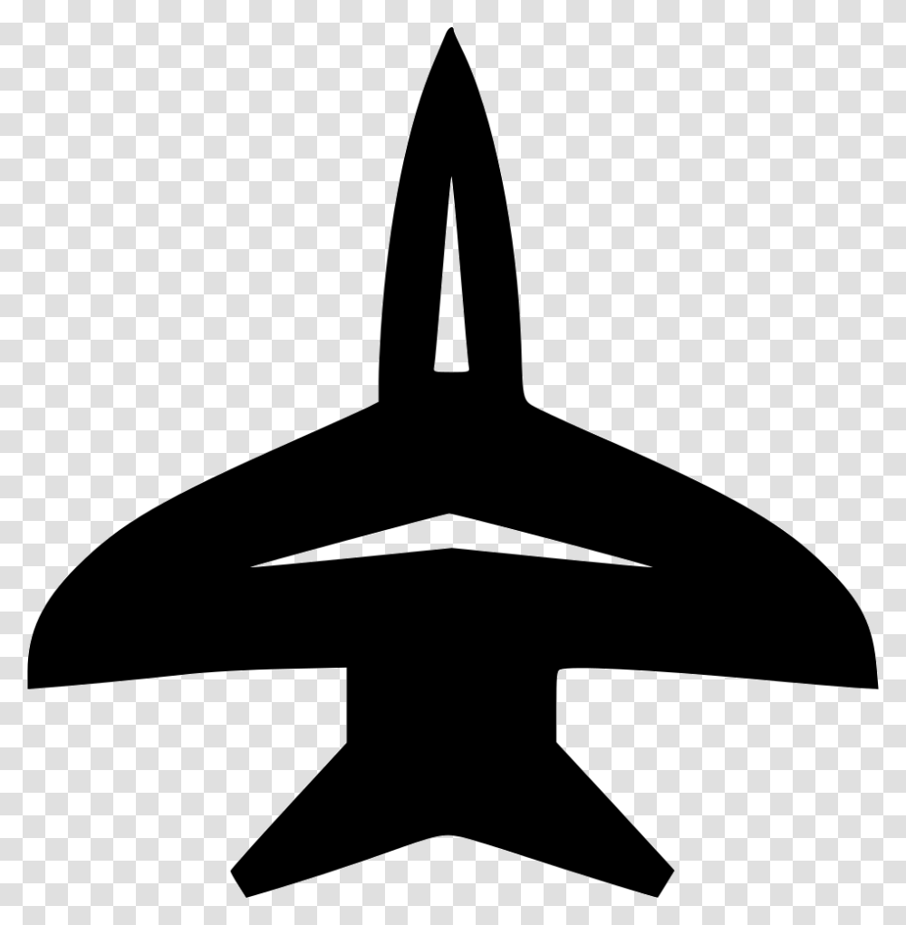 Fighter Jet Ii Free Plane Icon, Silhouette, Hammer, Tool Transparent Png