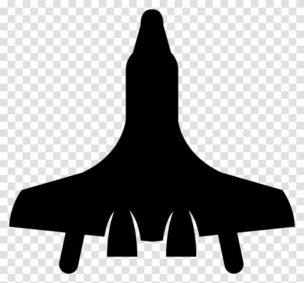 Fighter Jet Plane Jet Fighter Icon, Silhouette, Stencil Transparent Png