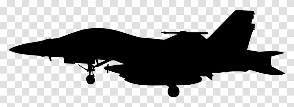 Fighter Jet Silhouette, Gray, World Of Warcraft Transparent Png