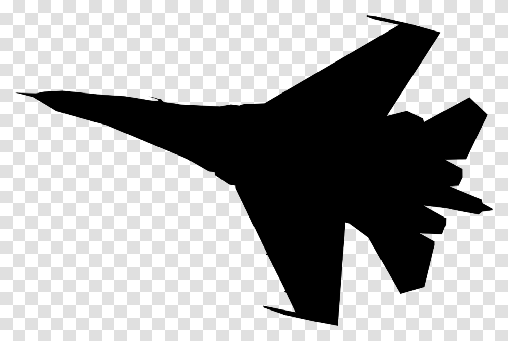 Fighter Jet Silhouette Plane Free Picture Fighter Jet Silhouette, Gray, World Of Warcraft Transparent Png