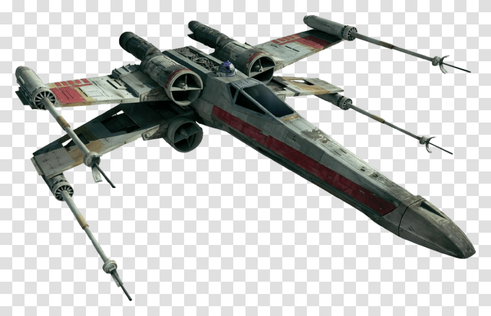 Fighter Jet Star Wars X Wing, Spaceship, Aircraft, Vehicle, Transportation Transparent Png