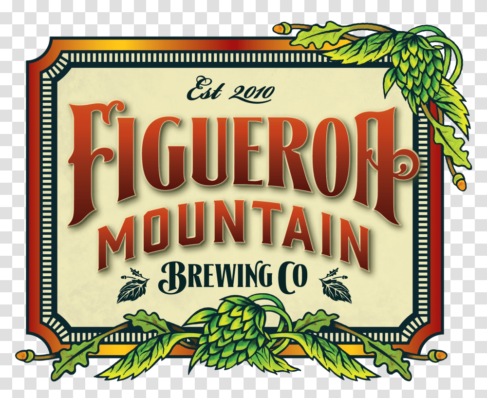Figueroa Mountain Brewing, Poster, Label, Plant Transparent Png