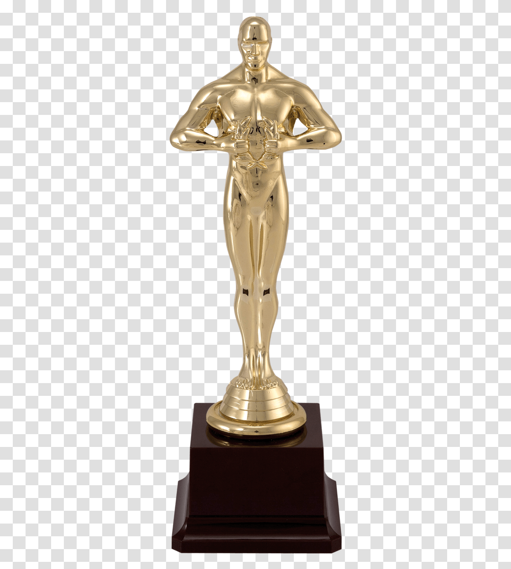 Figur Oscar Statue, Trophy, Sculpture, Lamp Transparent Png