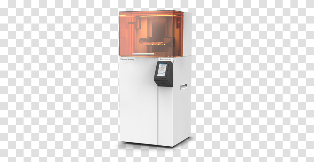 Figure 4 Jewelry 3d Printer At An Angle Refrigerator, Appliance, Kiosk, Mailbox, Letterbox Transparent Png