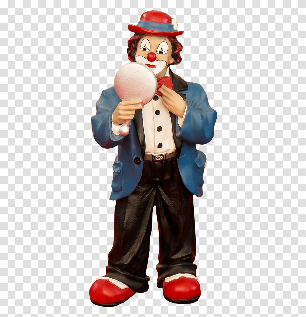 Figure Clown Porcelain Free Photo Figura De Un Payaso, Person, Overcoat, Finger Transparent Png