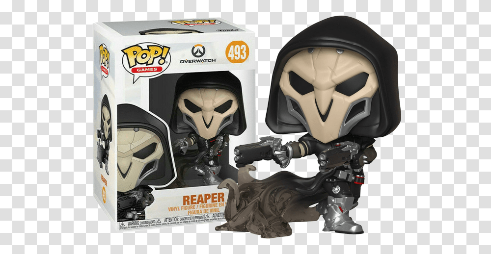 Figure Funko Pop Reaper Wraith Reaper Overwatch Pop Wraith, Helmet, Person, Crash Helmet Transparent Png