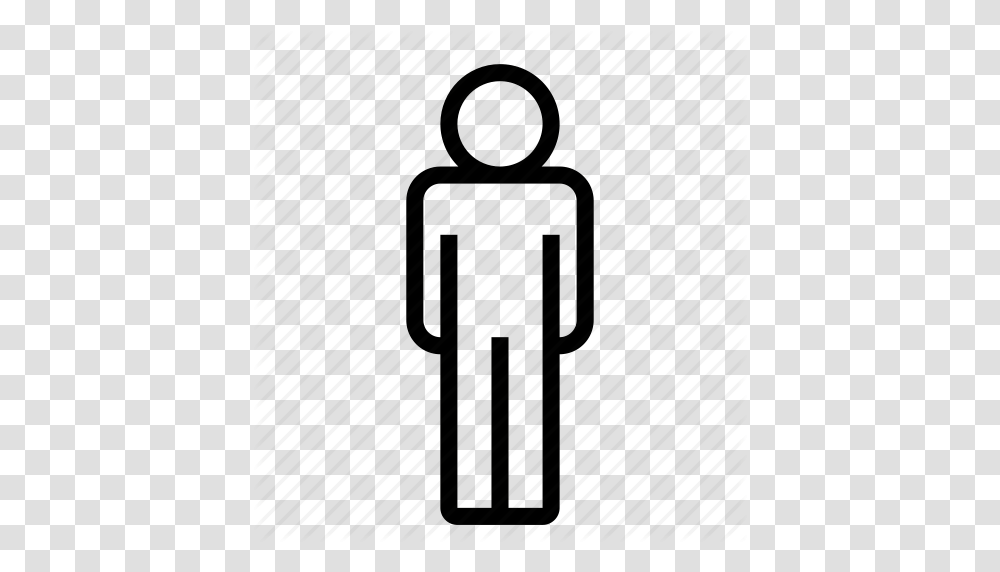 Figure Guy Human Man People Person Standing Icon, Cylinder, Lantern, Lamp, Cowbell Transparent Png