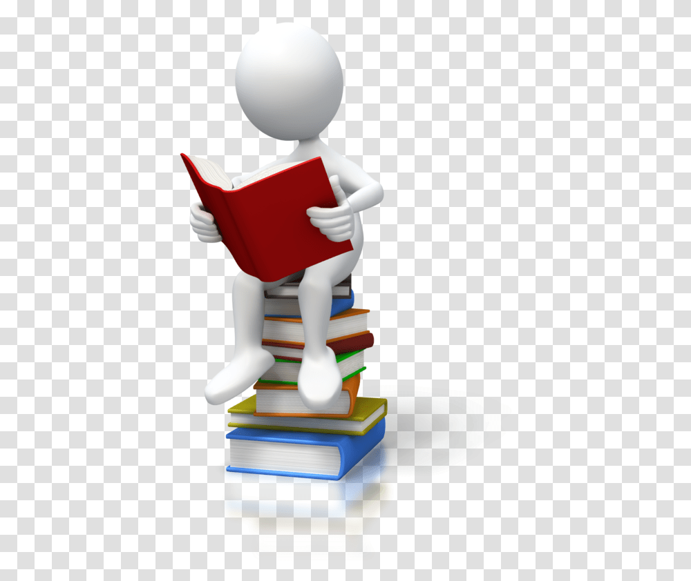 Figure Reading A Book, Toy Transparent Png